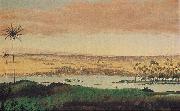 Edward Bailey View of Hilo Bay, oil painting on canvas